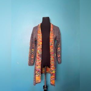 Debut Technicolor Knit Cardigan - Size Medium